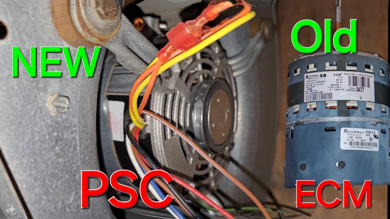 ECM TO PSC MOTOR CONVERSION Pt2