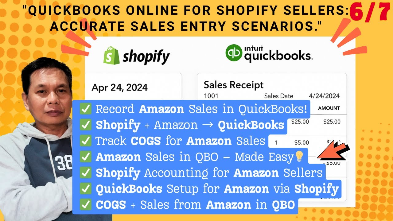 Shopify Accounting 101 Record Amazon Sales & COGS in QuickBooks Online