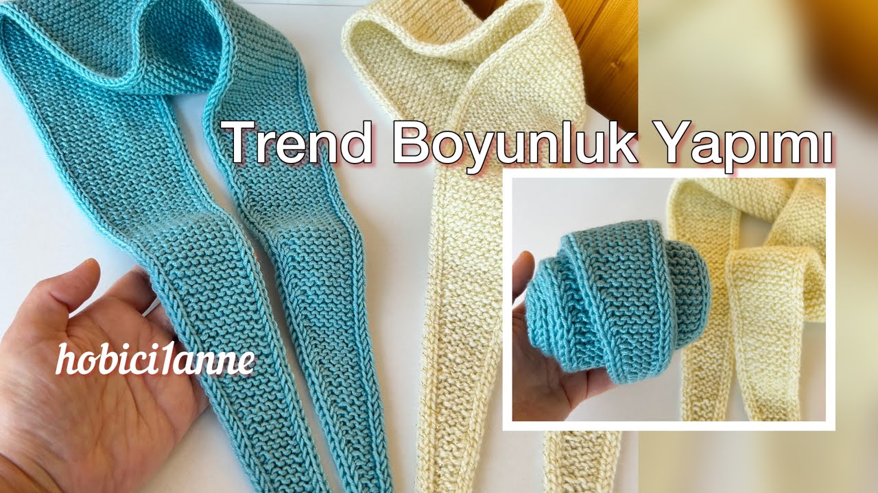 TREND BOYUNLUK (Kruvasan Atkı)-sophie scarf / Boyunda &ouml;renler ‼️ 