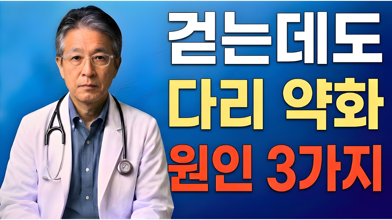 매일 걷는데도 다리가 약해지는 이유 3가지｜60대 이후 꼭 보세요