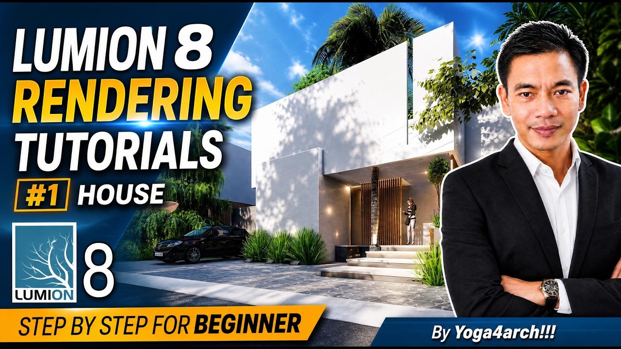 LUMION 8 RENDERING TUTORIALS #1 HOUSE