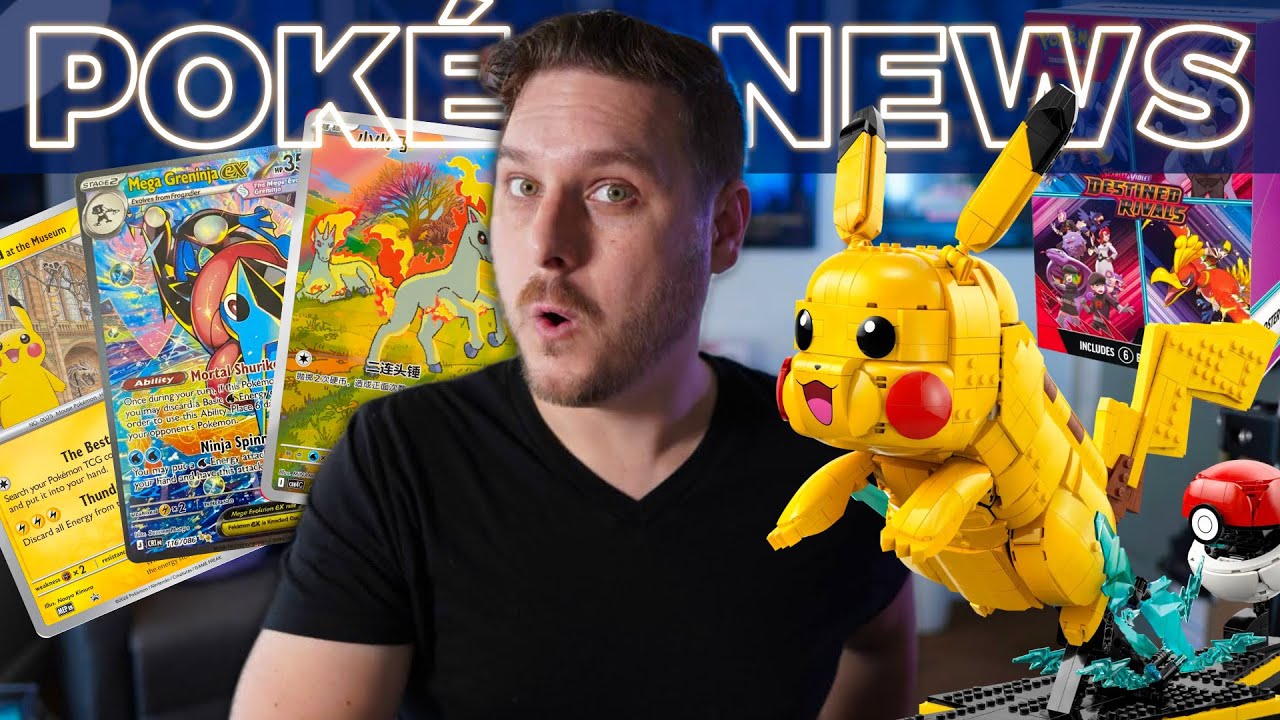 Pokémon News Recap: REPRINTS are here! | *New* Chinese Exclusives, LEGO Collab, & more