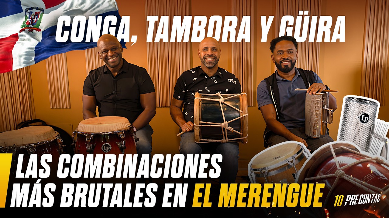 🇩🇴LAS COMBINACIONES MAS BRUTALES EN EL MERENGUE DE TAMBORA-CONGAS Y GUIRA!