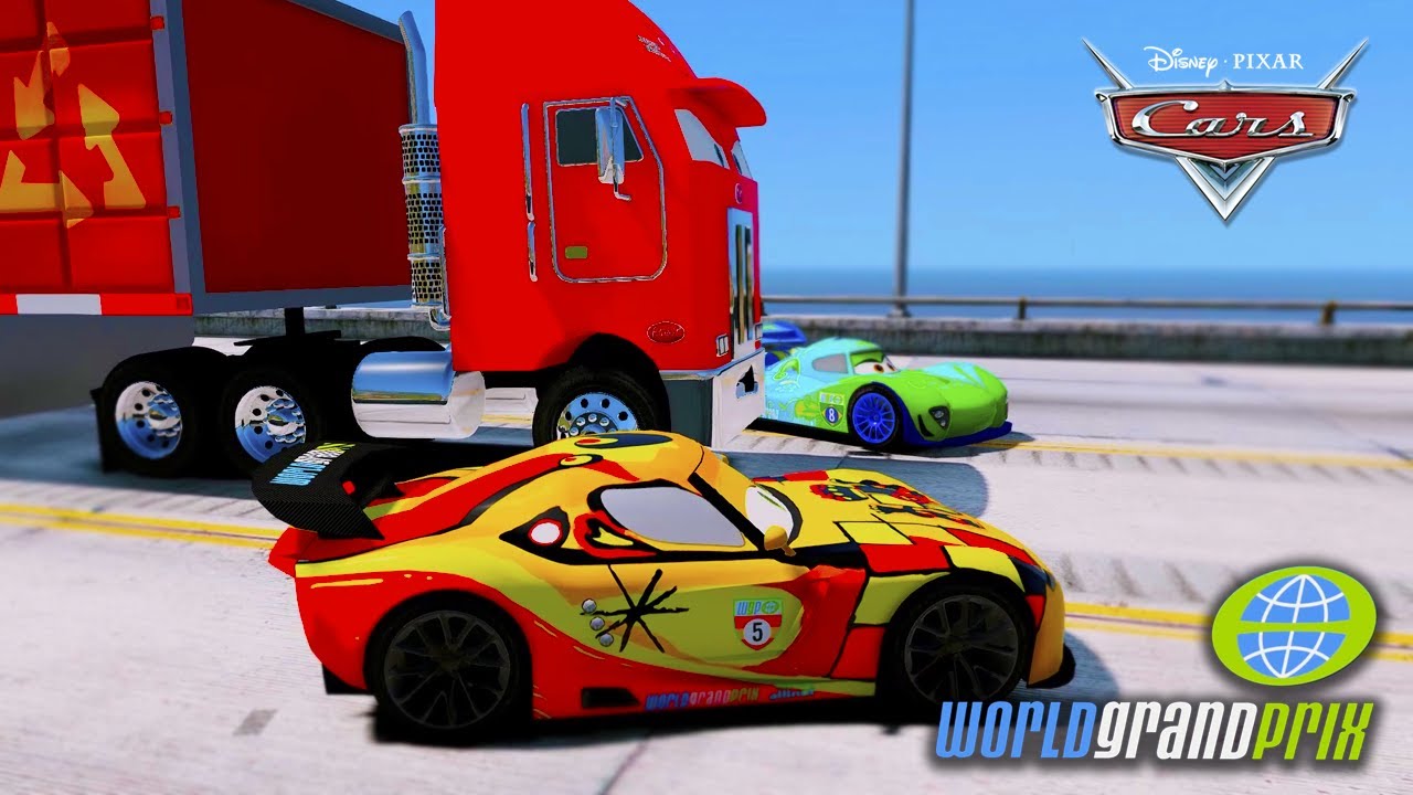 Cars (Carros) Cars 3 McQueen Friends funny McQueen hauler Race Macuin Stream Disney Mack Truck
