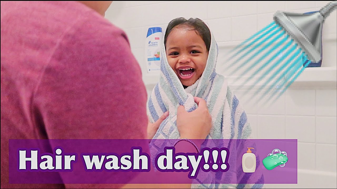 MY DAUGHTER'S CURLY HAIR WASH DAY ROUTINE!!!
