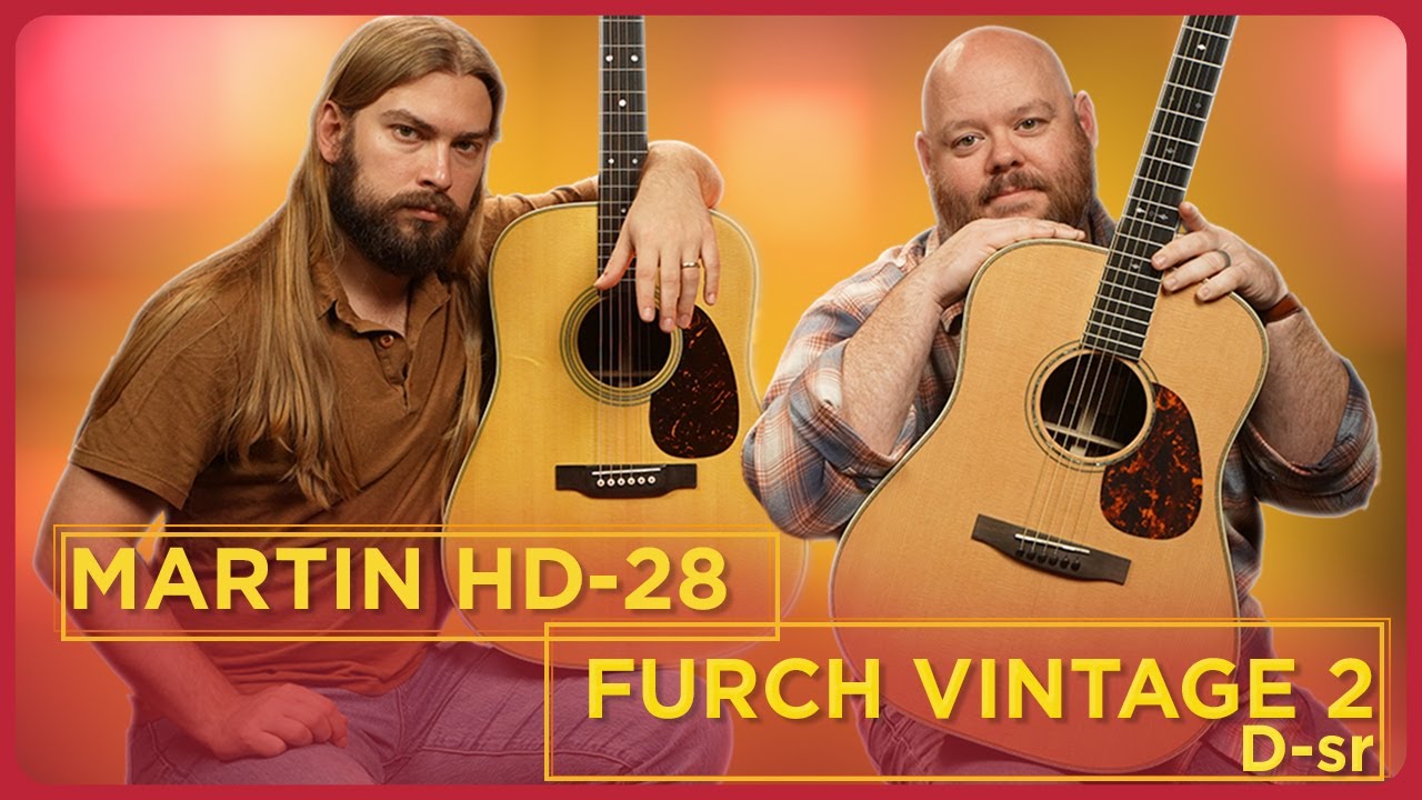 Европейский D-28?! Винтажный дредноут Furch 2 против классического HD-28 Мартина