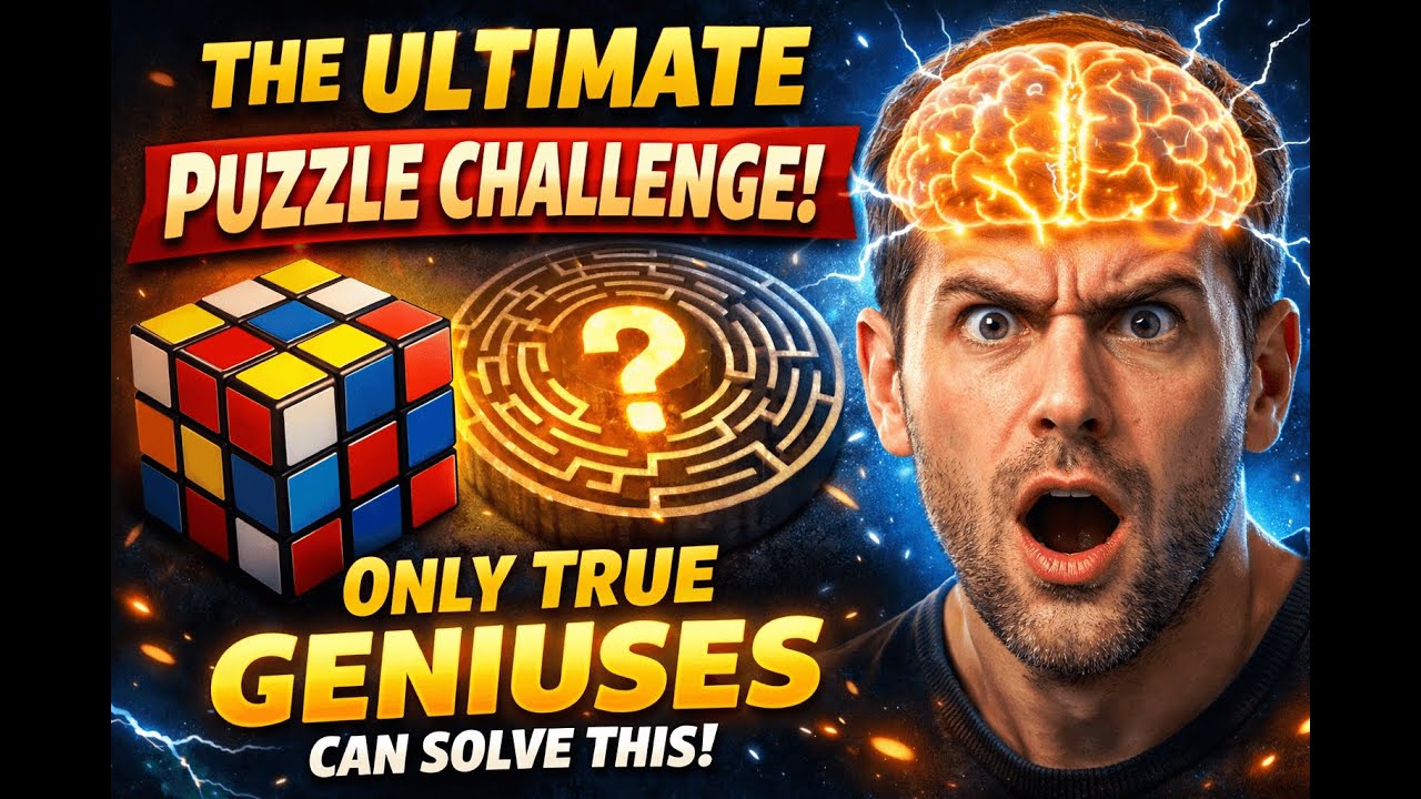 The World's Most Mind-Bending Puzzle Only Geniuses Can Crack It! #quiz#hardestpuzzleintheworld