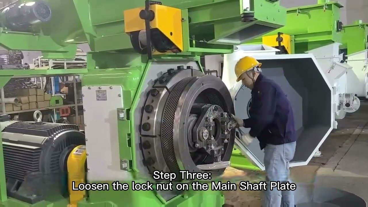 How to disassemble a ring die pellet mill? Example of 2.2-3 ton/h Biomass Wood Pellet Mill JWZL-688