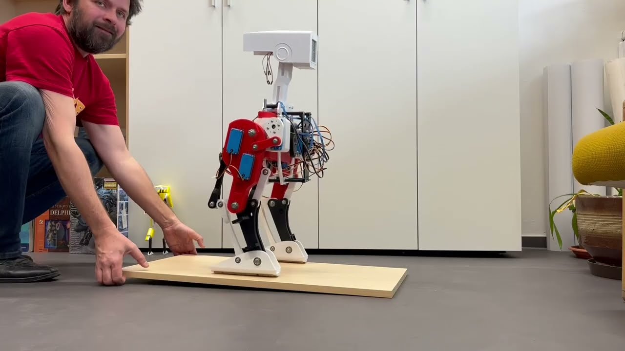 I need to build a walking droid before my student graduates. | PAWO | Biped Robot