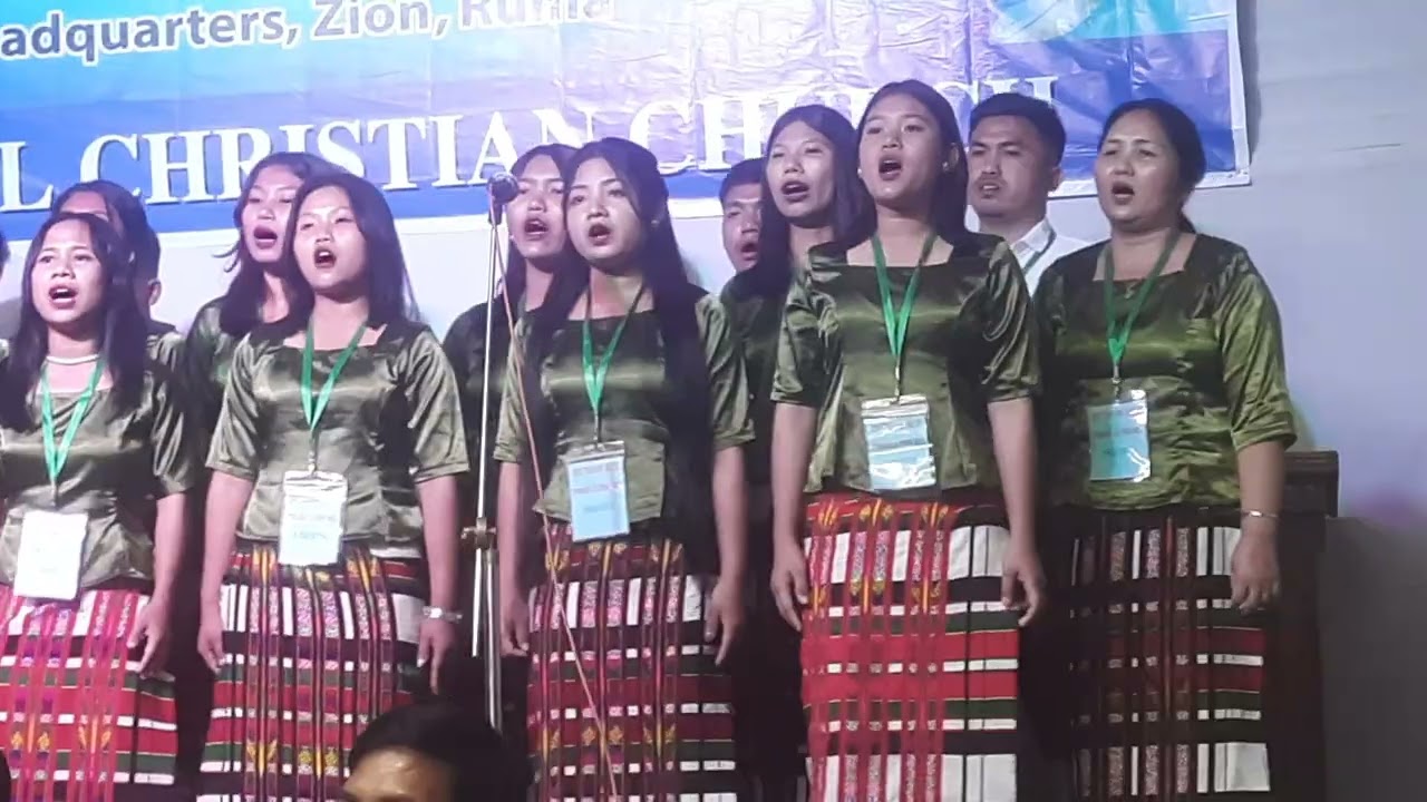 Ka khualtlawngnak by Bandarban Choir at Annual Assembly || ECC headquarters, Zion, Ruma, Bandarban 