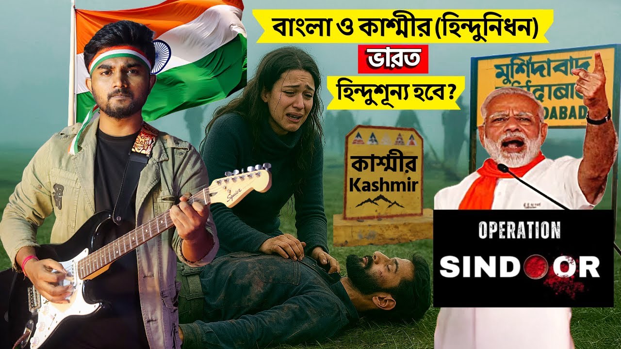 মুর্শিদাবাদ ও কাশ্মীর হিন্দুনিধন | Jongir Jom | ভারত হবে হিন্দুশূন্য ? Operation (SINDOOR)