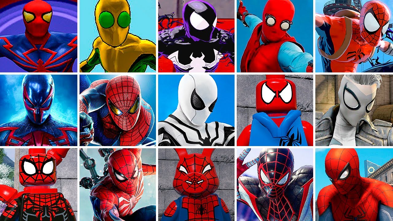 All Alternate Suits From Every Spider-Man Games (2000 - 2022)