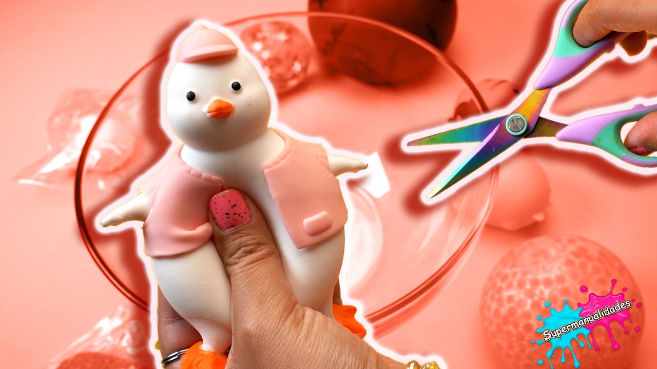 Cortando Taba Squishies y Pelotitas antiestrés - Supermanualidades