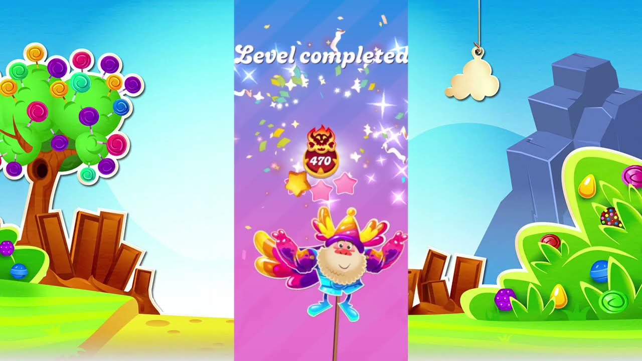 Candy Crush Saga Level 470 | Legendary Level Clear After 1 Week! 🔥 | ASMR 🍭⭐🦄