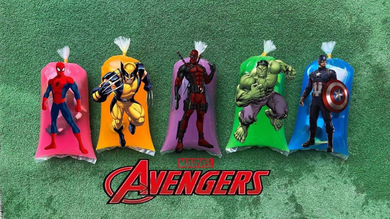 MARVEL AVENGERS: Spider-Man, Hulk, Ironman, Captain Amerika, Venon, Black Panter, Deadpool, Flash