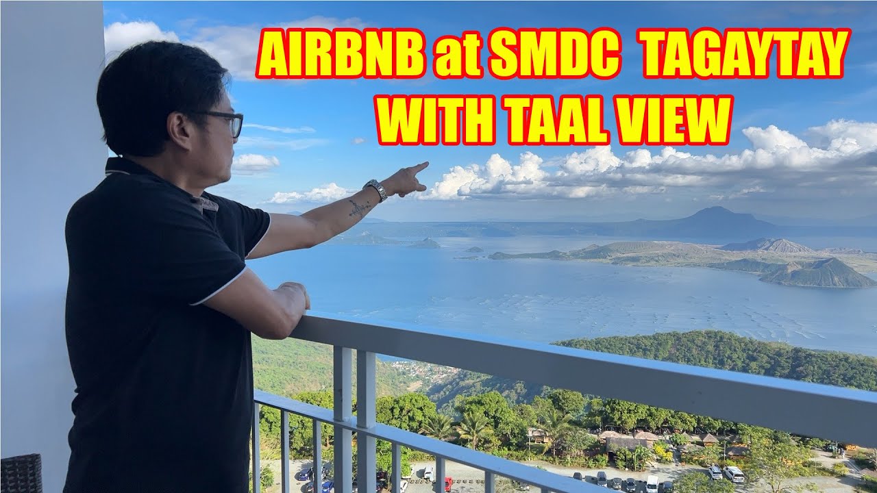 AIRBNB at SMDC WIND RESIDENCE TAGAYTAY WITH TAAL VIEW ROOM TOUR