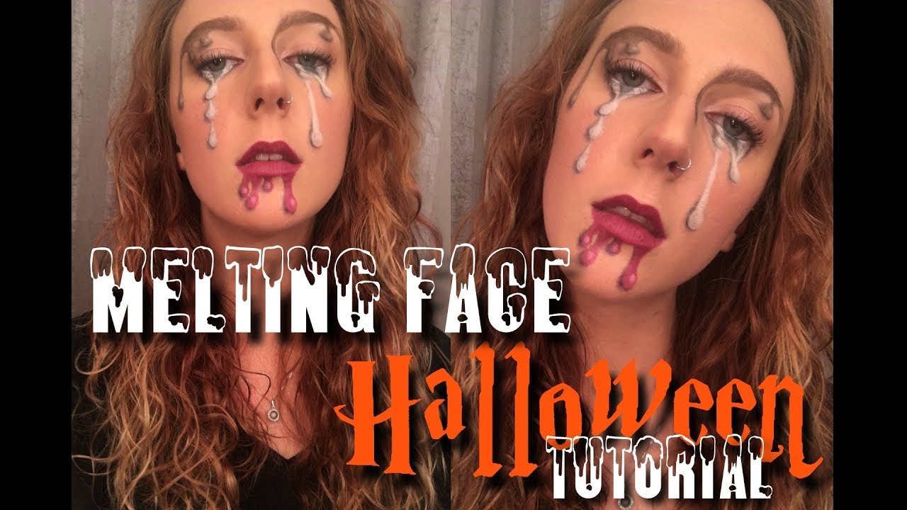 Melting Face Halloween Tutorial | Just Jaz
