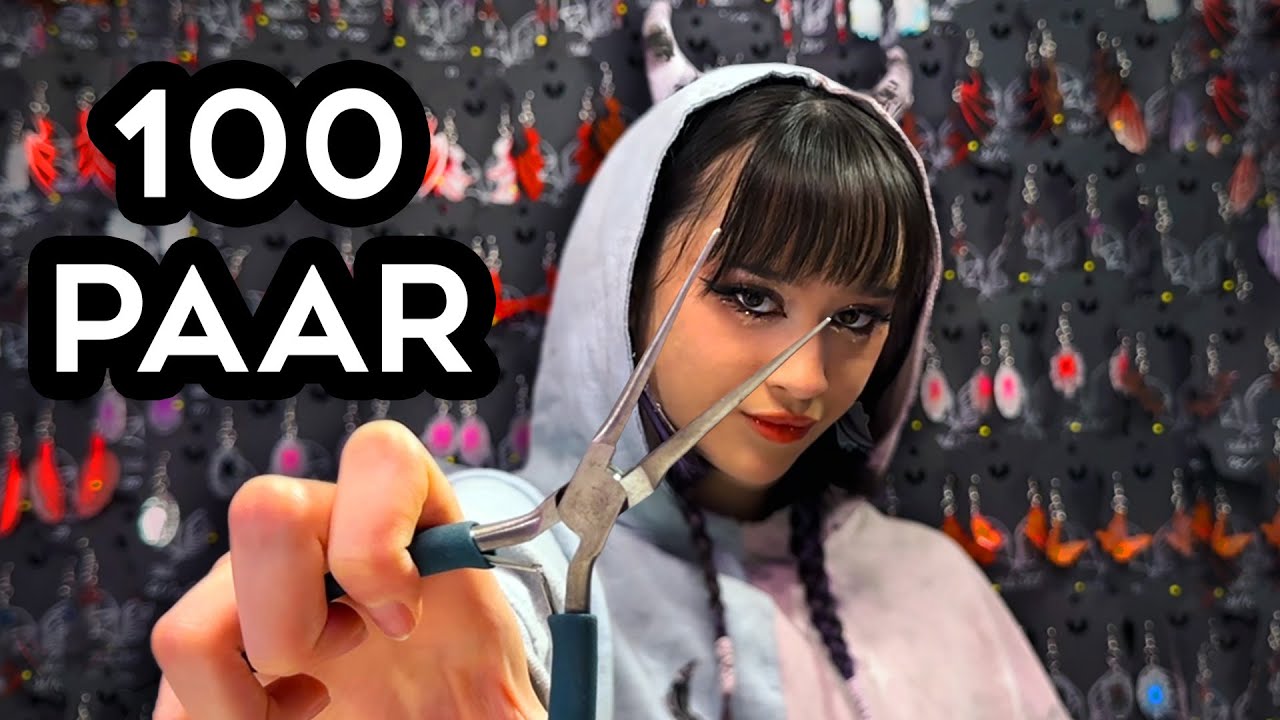 100 PAAR HALLOWEEN OORBELLEN MAKEN | Challenge!!