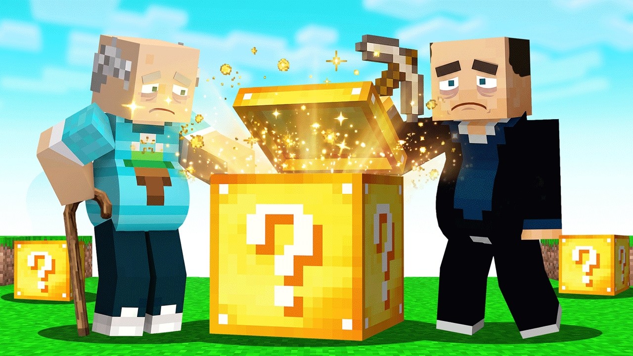 БОЛЬШЕ классических лаки-блоков в Minecraft