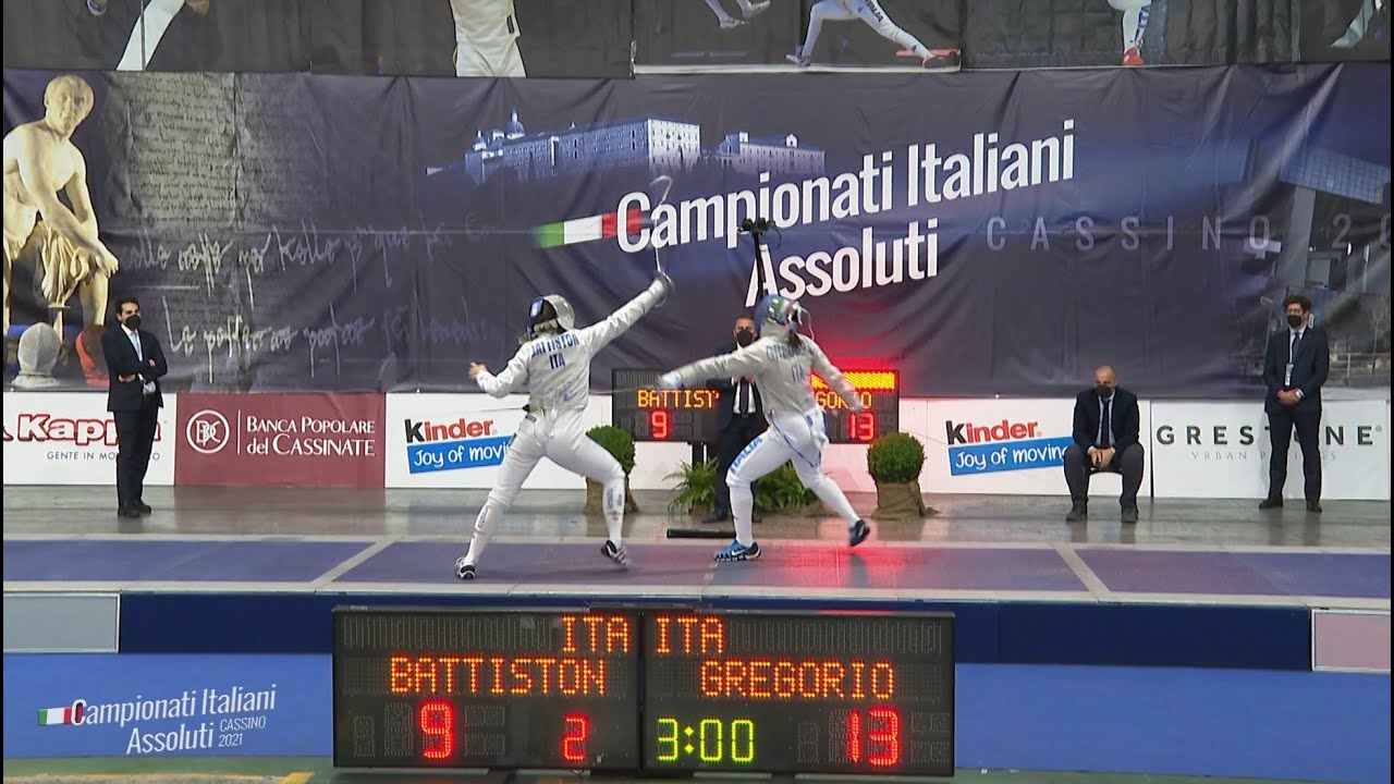 CASSINO: Campionati Italiani Assoluti di Scherma - Sciabola M/F del 30-05-2021