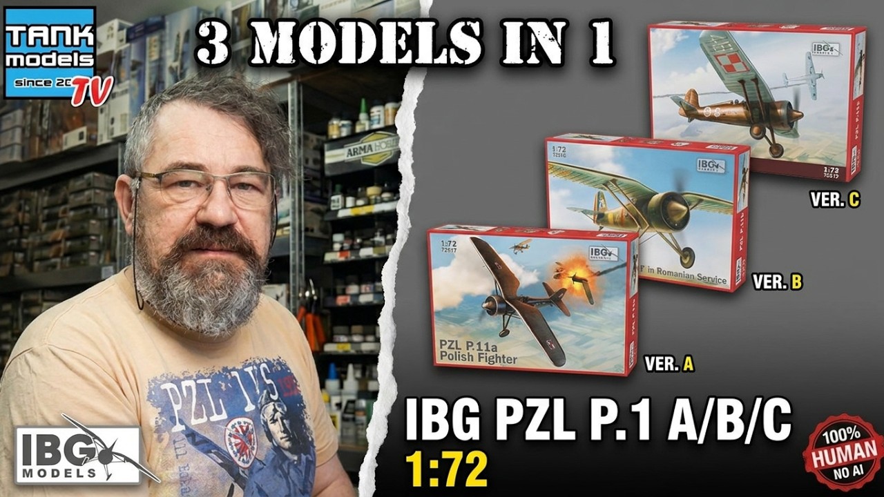 Unboxing #13 - PZL P.11 a/b/c - IBG 72517/18/19
