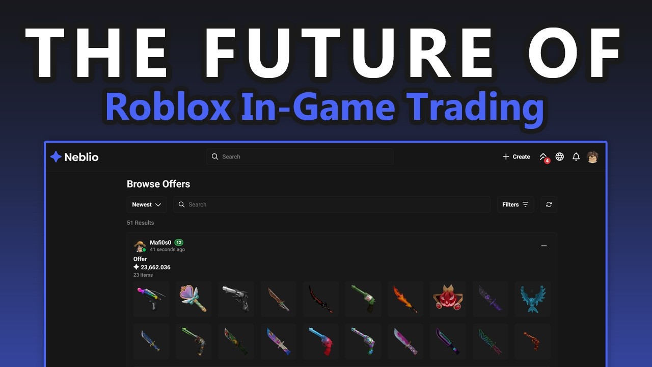 The Future of In-Game Trading On Roblox (Neblio)