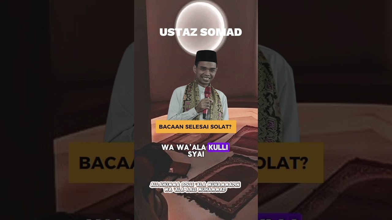 BACAAN SELEPAS SOLAT