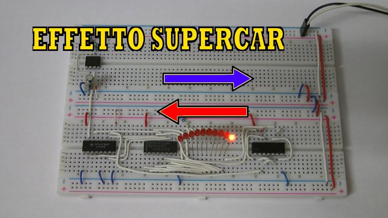 Luci sequenziali (effetto Supercar)