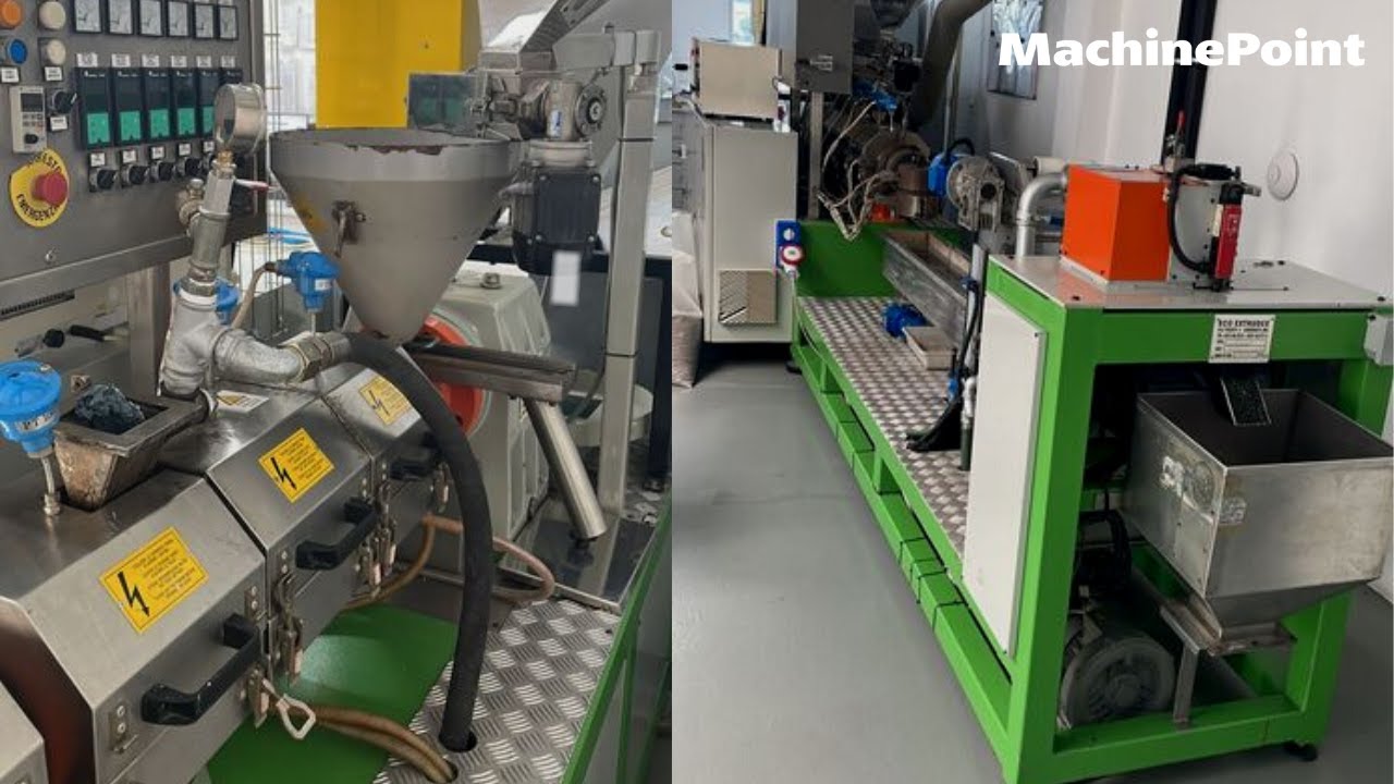 ECO EXTRUDER 35 Single screw repelletizing line | ECO EXTRUDER Machines