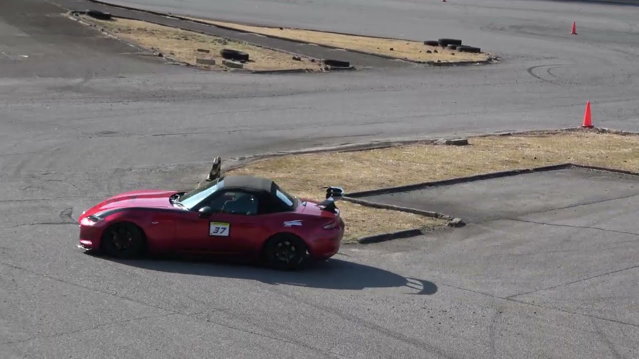 【ジムカーナ】2026 パームタウン練習会 260301 ND-ROADSTER ND5RC 37 PM 1526