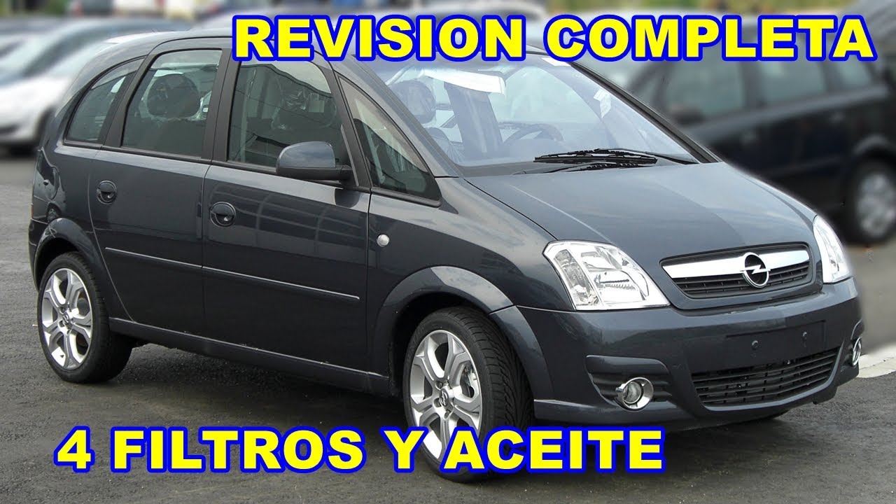 CAMBIO FILTROS OPEL MERIVA CDTI 1.3 75CV 2008
