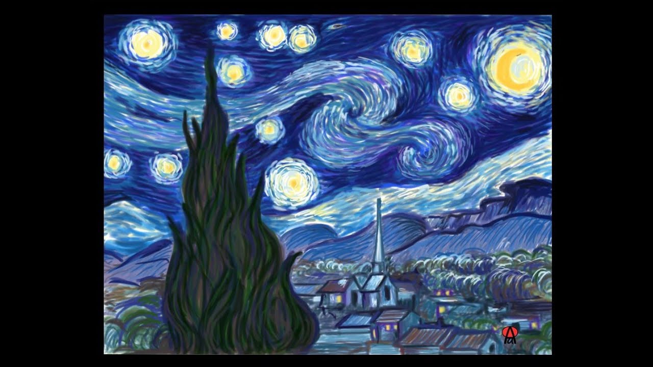 Video tutorial con interpretazione grafica del dipinto 