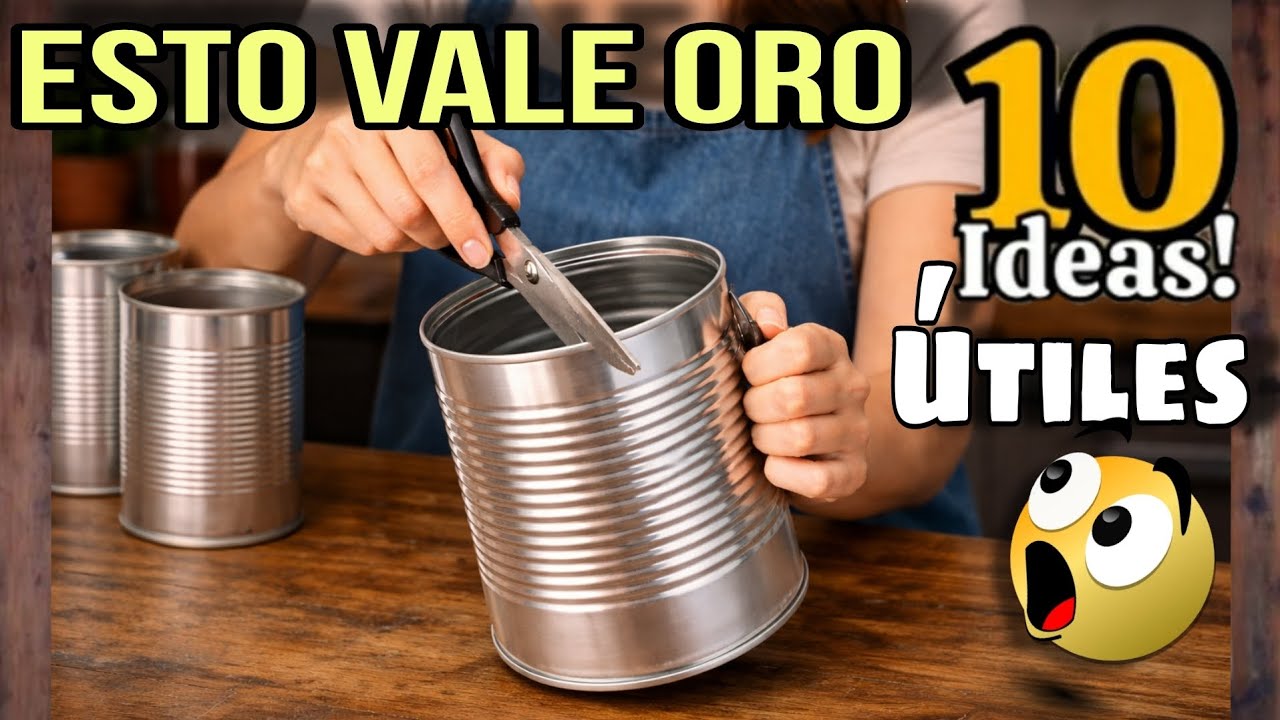 ✅ “De basura a ORO ♻️ 10 ideas ÚTILES para Reciclar TARROS de LECHE ” que Sí sirven en el Hogar👌