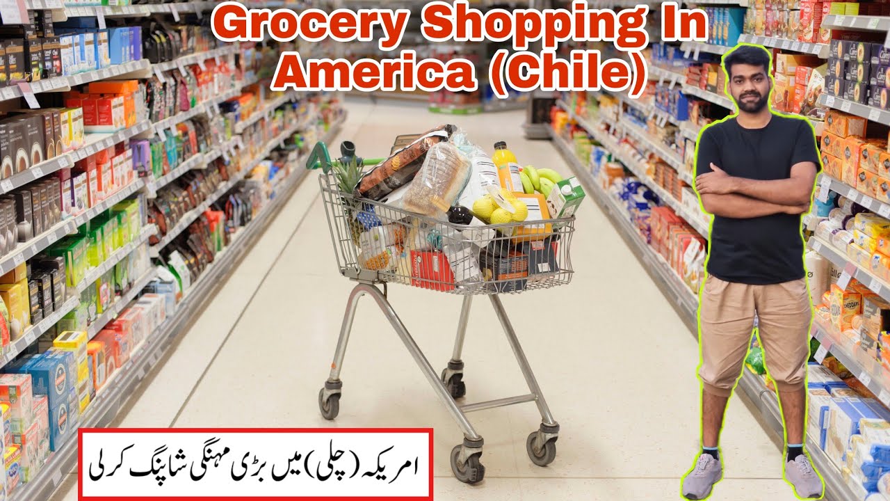 Grocery Shopping In South America (Chile) | Grocery Super Market Tour in Chile | Chile Vlogs