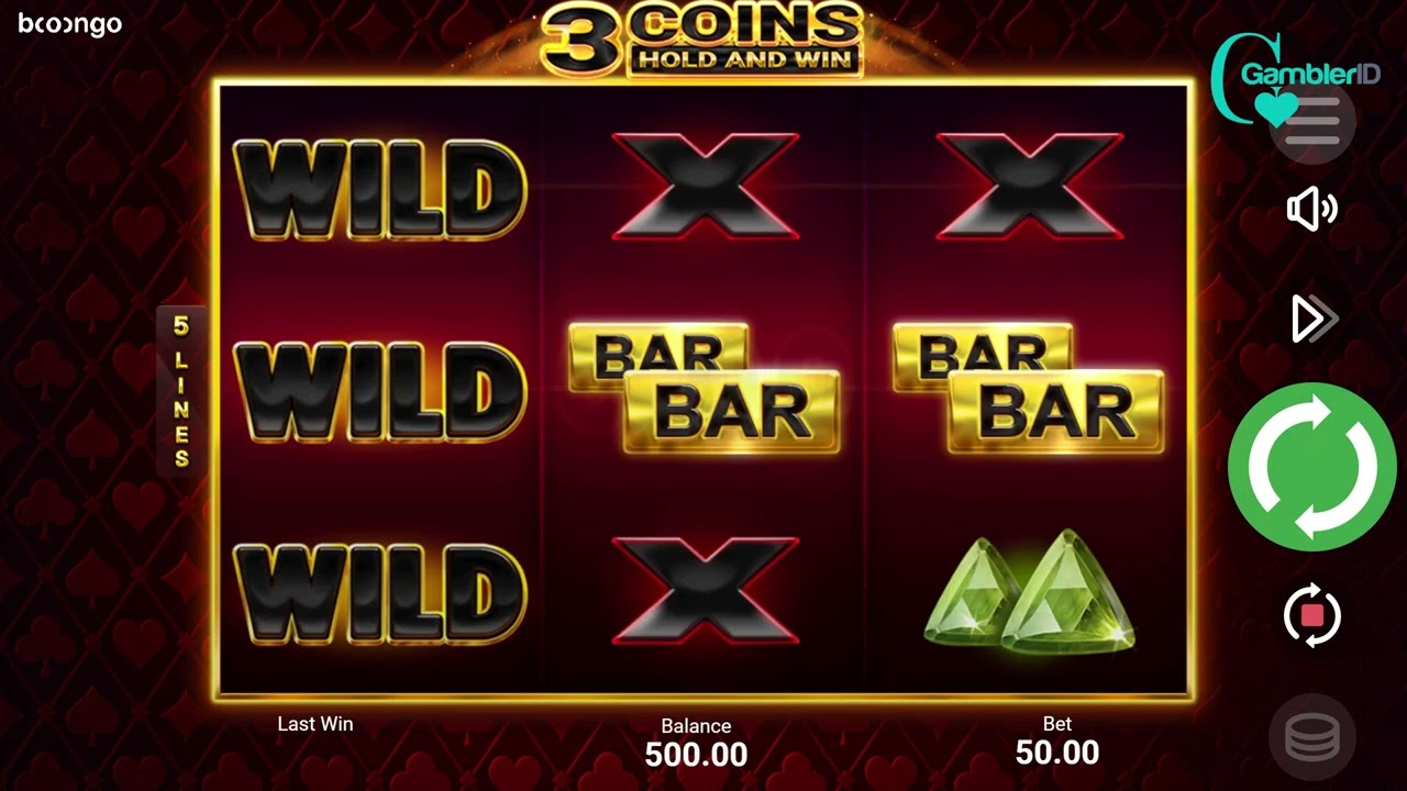 3 Coins Hold and Win by 3 Oaks Video Review | GamblerID