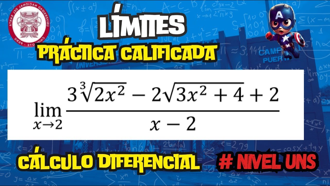 💥CÁLCULO DIFERENCIAL  - LIMITES  #EJERCICIO - [ PRÁCTICA CALIFICADA ]  - INGENIERÍA  - UNS