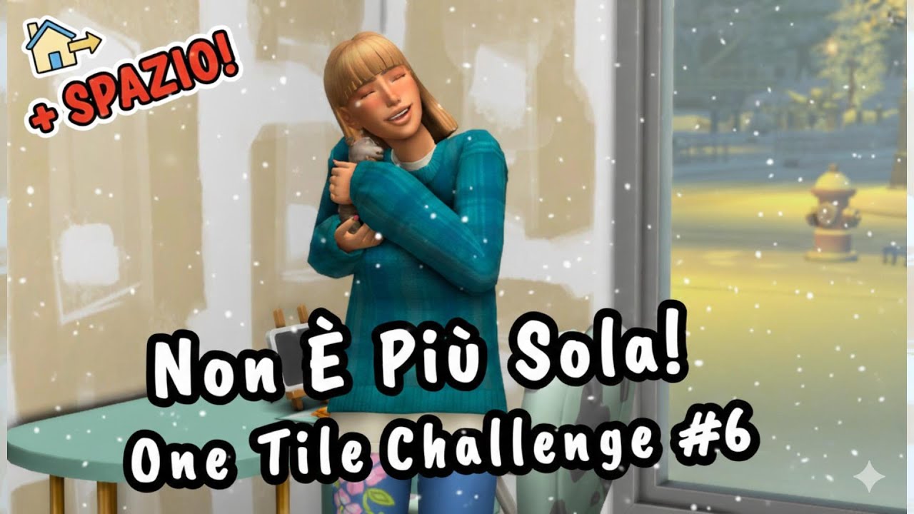 Non è più SOLA! Una PICCOLA creatura in casa! One Tile Challenge #6
