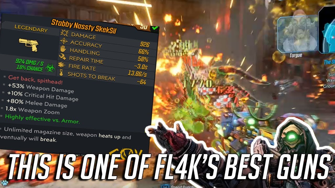 Just Buffed Top Tier Legendary Gun For Gamma Burst, Fade Away, Rakk Attack FL4K Best Flak Weapon