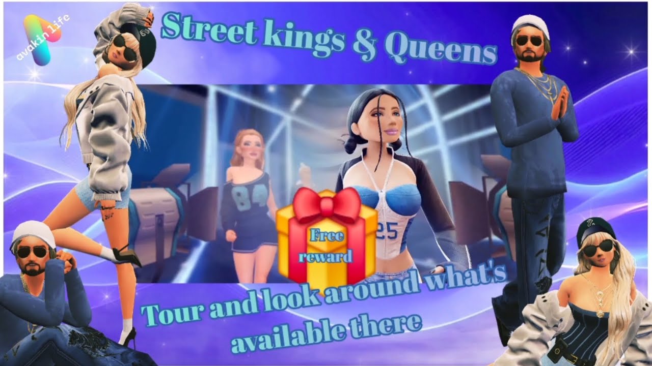 Melissajdiamonds avakin life tour of Street kings & Queens and whats available there in Avakin Life 