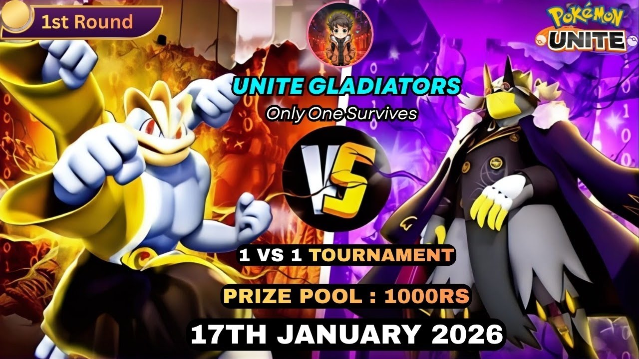 Unite Gladiators 1vs1  || 1st Round ||  Pokemon Unite || Pokestrive