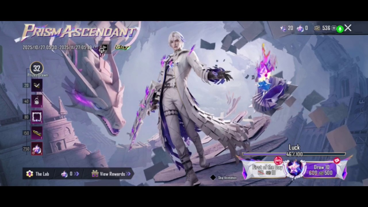 PRISM ASCENDANT | SCAR-L | GILT | 10 DRAW | 10 UC | NAKI TU POCHU SPIN | ​👅NAKKU-13