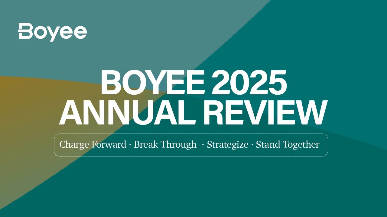Boyee 2025 Keywords:Charge Forward、Break Through、Strategize、Stand Together！