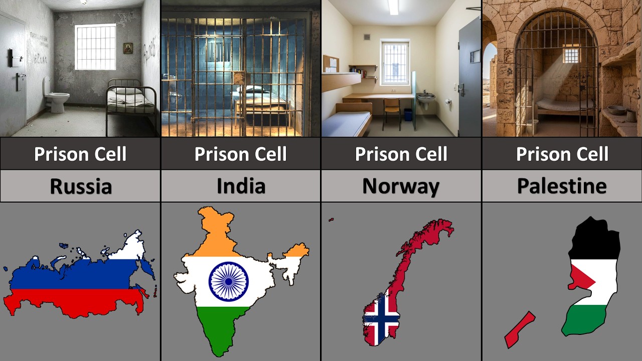 How Prison Cells Look Like In Every Country of The World
