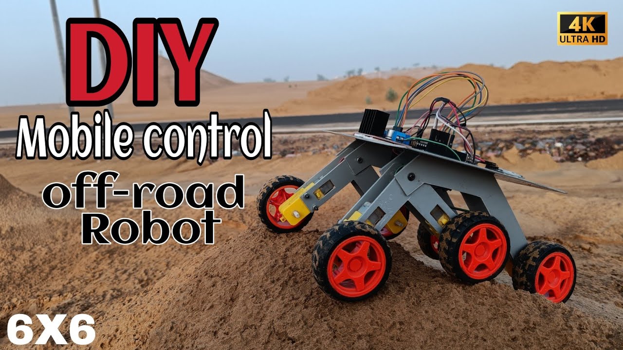 DIY Bluetooth 6x6 Off-road Robot Car | Control with Your Smartphone |