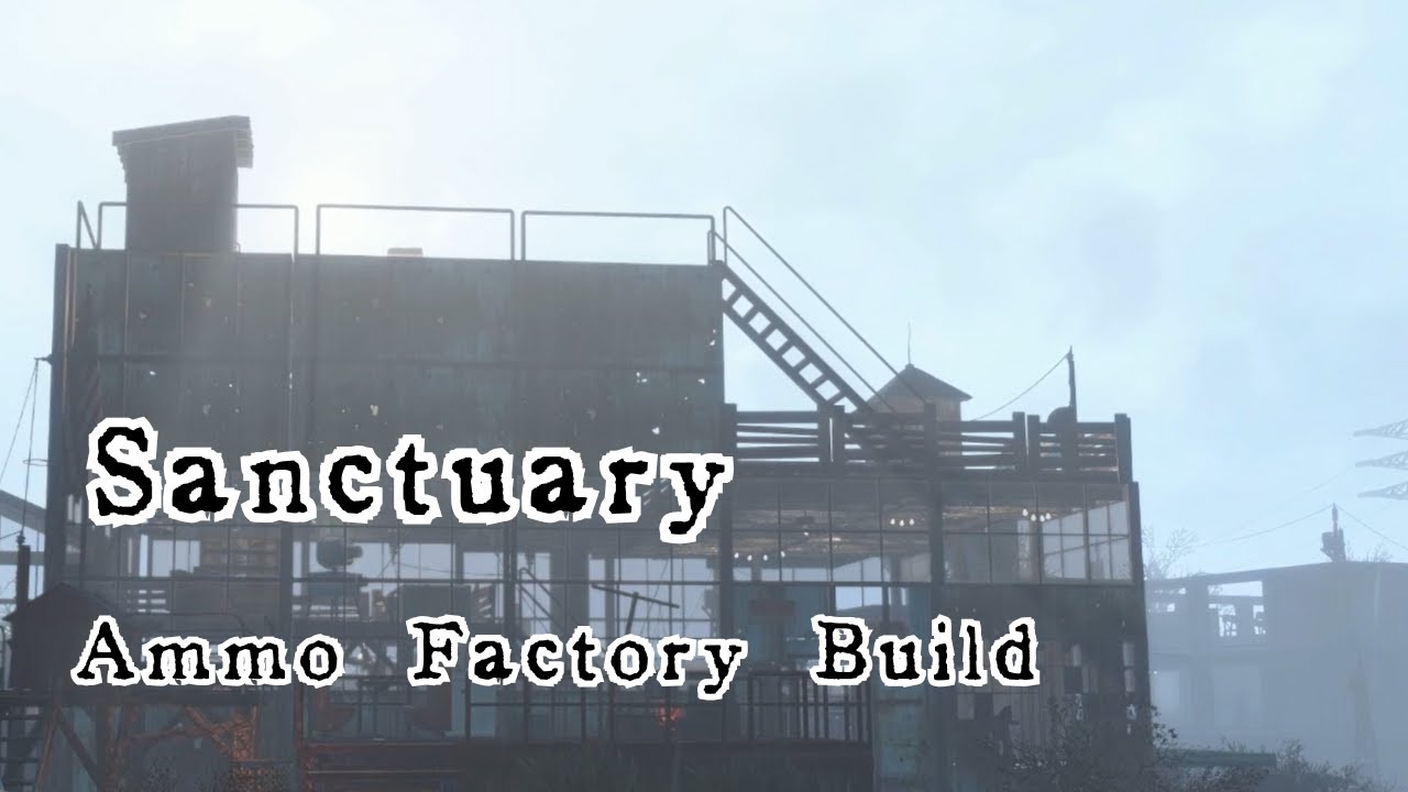 Building an ammo factory in Fallout 4 the right way.