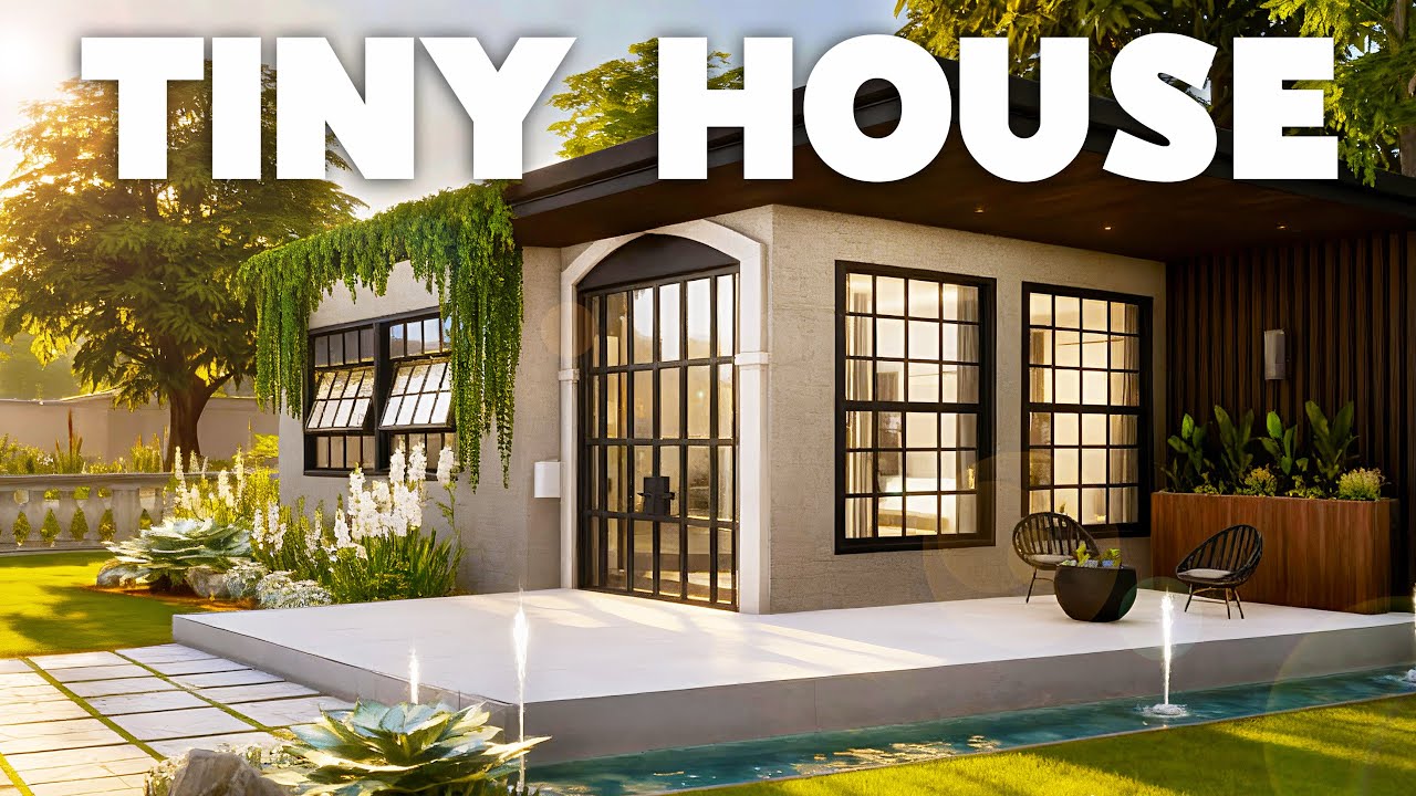 Tiny Contemporary House 🖤 | No CC | The Sims 4 Speed Build | Britechester | ASMR