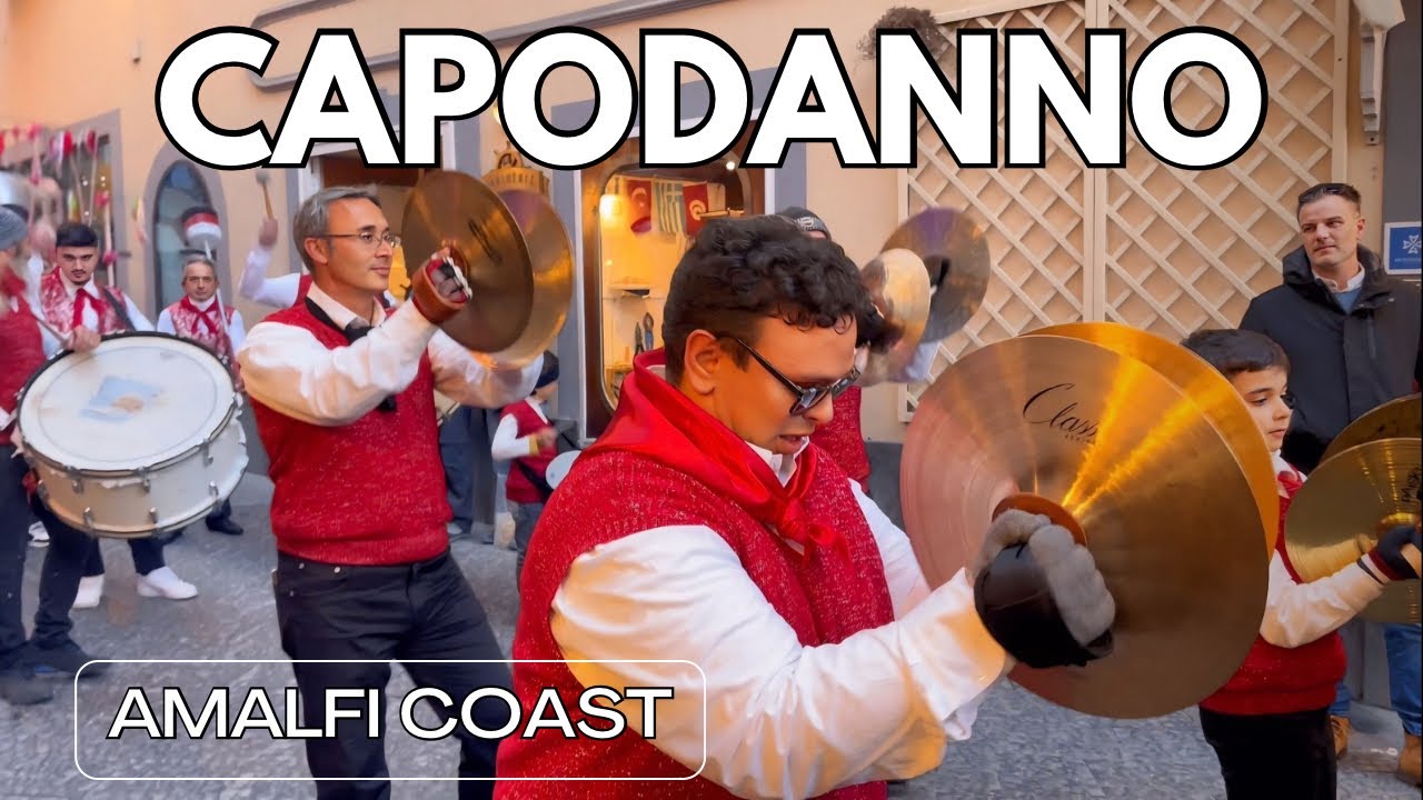 Capodanno in Amalfi Coast-ലെ New Year ആഘോഷം Evento di Capodanno  🍋🇮🇹 #johniewalks #CapodannoinAmalfi