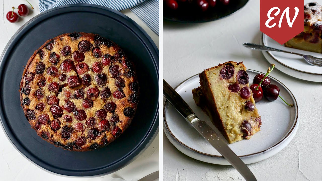 Authentic French Clafoutis Recipe (Cherries & Pistachio) || William's Kitchen