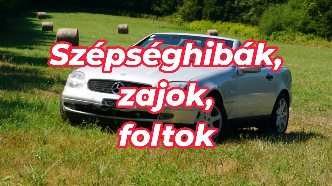 Mercedes Benz SLK R170 230 kompressor szépséghibák, zajok, foltok, javítás  1. Rész