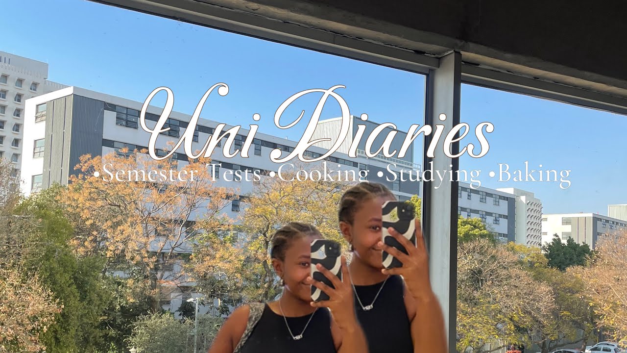 UNI DIARIES ep.6: THE LIFE OF A UNIVERSITY PRETORIA STUDENT |STUDYING + COOKING + BAKING